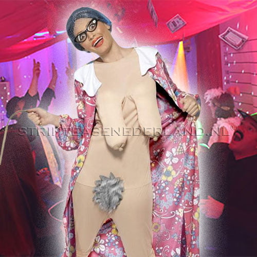 oma striptease voor Abraham verjaardag huren