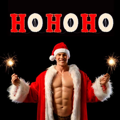 kerstman stripper huren